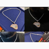 VVS Moisanite Tennis Chain Pendant