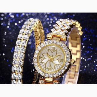Ladies Luxury Wrist Watch and Bracelet
