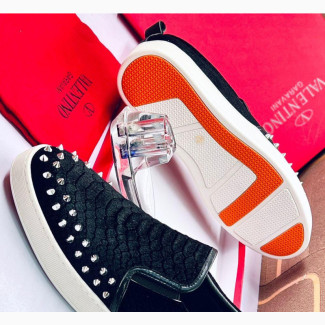 Trendy Valentino Spiky Loafers Tennis Shoes