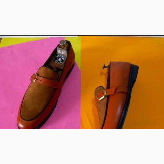 Men#039;s Leather Corporate Shoe - Brown
