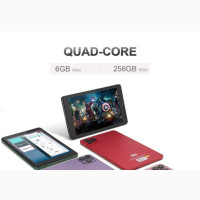 C idea 8 inch Tablet, Android 12, 256GB, Red
