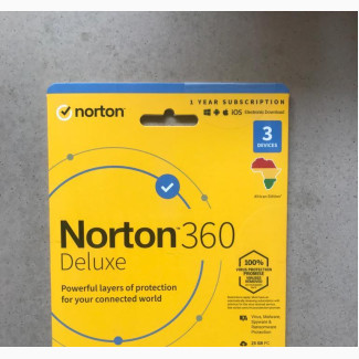 Norton 360 Deluxe, 3user