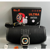 Xtreme 3 JBL Speaker + ULTRA 8 Smartwatch + Extra Strap - Brand New