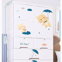Baby Plastic Wardrobe Children Foreign Plastic Drawer