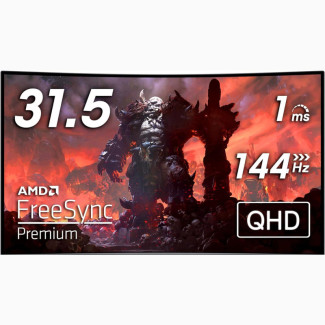 DELL S3222DGM 31.5 QHD 165hz 1ms Curved Gaming Monitor