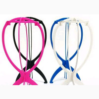 Collapsible Plastic Hair Wig Hanger/Stand