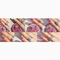 Luxurious 925 Silver Womens Wedding Rings
