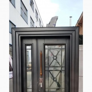 4 Feet Black French Glass Door