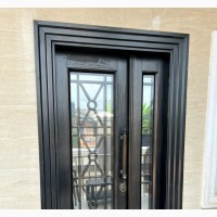 4 Feet Black French Glass Door