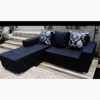L-Shaped Living Room Fabric Sofa Chair - Order Now
