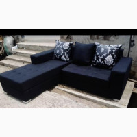 L-Shaped Living Room Fabric Sofa Chair - Order Now