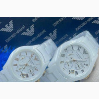 Emporio Armani Couples Ceramic Chronograph Watch