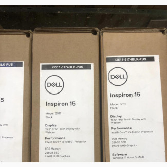Dell Inspiron 15 Laptop - Brand New 8GB RAM Intel Core i5 SSD 256GB Windows 11 Black