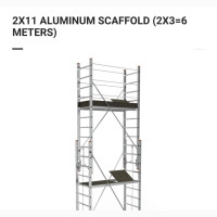 6 Meters Sarayli Aluminum Scaffold - Brand New