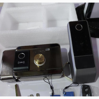 WiFi Access Door Lock with Remote, Card, Fingerprint, and Key