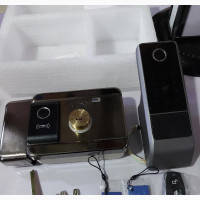 WiFi Access Door Lock with Remote, Card, Fingerprint, and Key