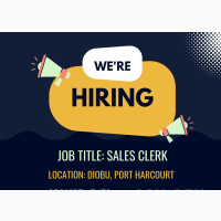 Vacancy For Sales Clerk Position
