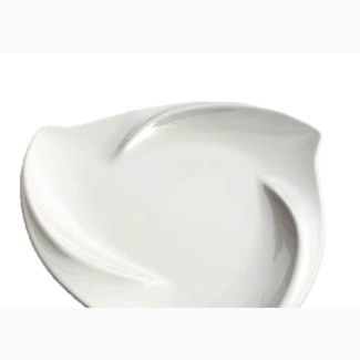 Unbreakable Triangle Flat Plate - Brand New ACE White Porcelain Plates