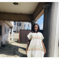 Flowery Bubu Gown