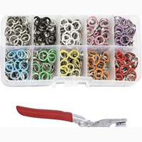 100pcs Metal Snap Fastner