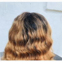 4x4 Lace 12” Inch Human Hair Blend