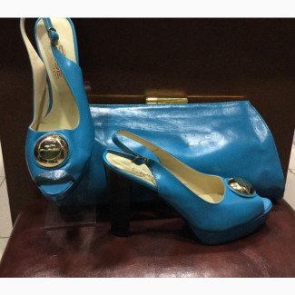 Stylish Italian Leather Ladies Shoe And Bag Set 2