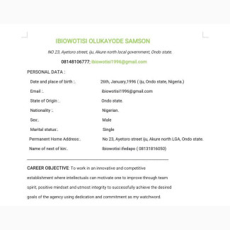Receptionist/Waiter