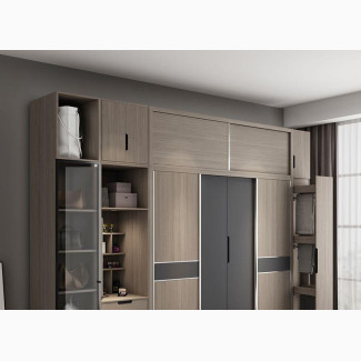 Modern Wardrobe With Glass Doors