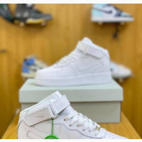 White Nike Ankle Sneakers