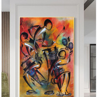 Traditional Abstract Painting HD Framed