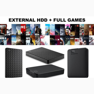500GB Hard Drive + 7 Laptop and PC Games of Your Choice