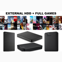 500GB Hard Drive + 7 Laptop and PC Games of Your Choice