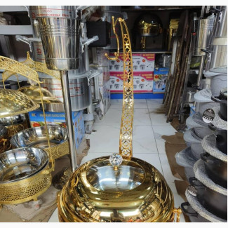 Roll Top Chafing Dish - Gold and Silver Available