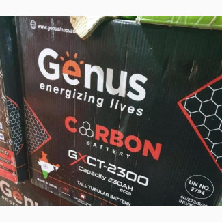 Genius 12V, 230ah Tabular Battery