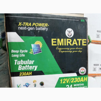 Emirate Tubular Battery for Sale