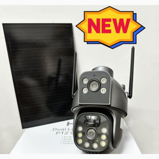 4G Double Lens Solar PTZ Camera