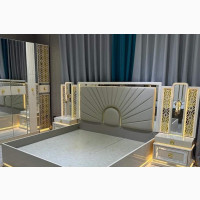 Standard Quality Bedframe With Side Drawers Mirror