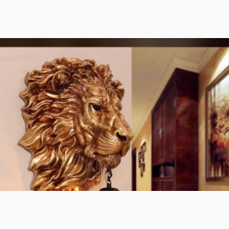 Decorative Vintage Luxury Lion Wall L