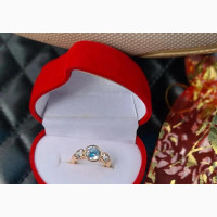 Gold-Plated Non-Tarnish Engagement Ring
