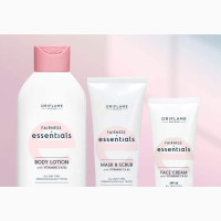 Glow Essentials Face Cream, Mask Scrub And Body Lotion