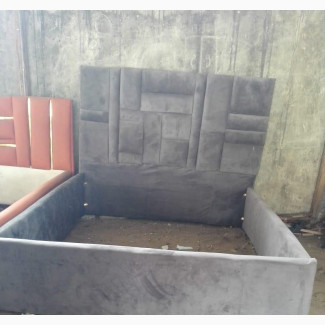 6 X 6 Suede Bed Frame