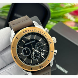 Emperior Armani With a Perfect Balanced Working Chronograph