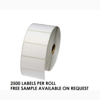 Barcode Paper Label Sticker 50mm X 25mm