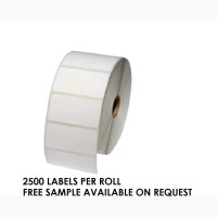 Barcode Paper Label Sticker 50mm X 25mm