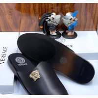 Quality Black Versace Half Shoe
