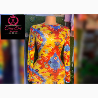 Celebrity Colourful Dress