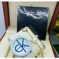 Ck Wristwatch With Original CVA Bangles