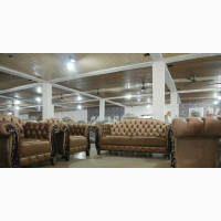 Modern 7 Seater Living Room Fabric Made Sofa Chair