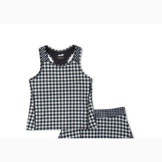 Avia Girls Active Racerback Tank Top and Skort, 2-Piece Set