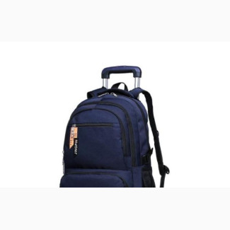 2 in 1 Trolley School Bag Children Backpack